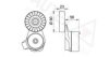 AUTEX 601380 Tensioner Lever, v-ribbed belt
